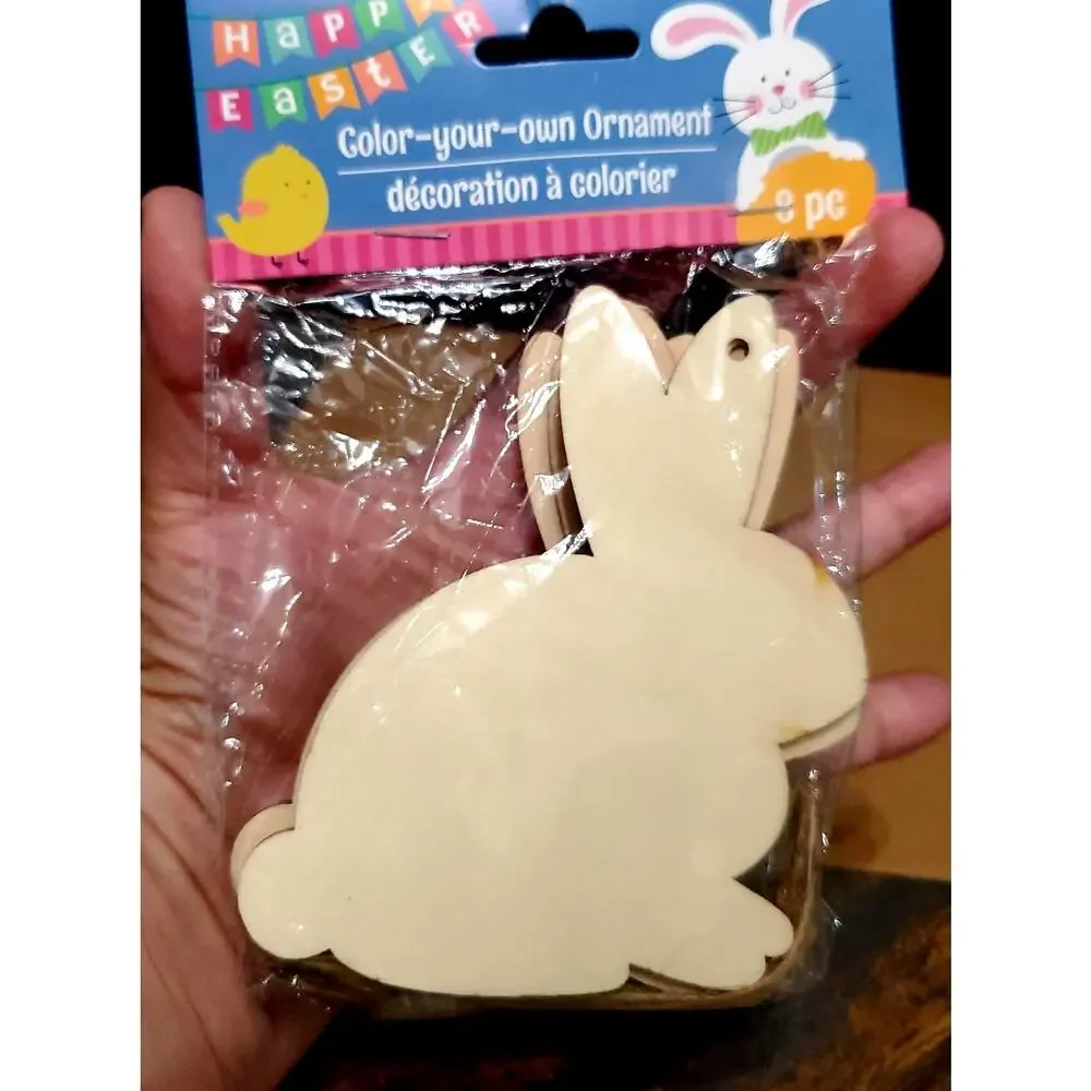 Easter crafts, wreath supplies rabbits, eggs, carrots, butts, flower picks butts